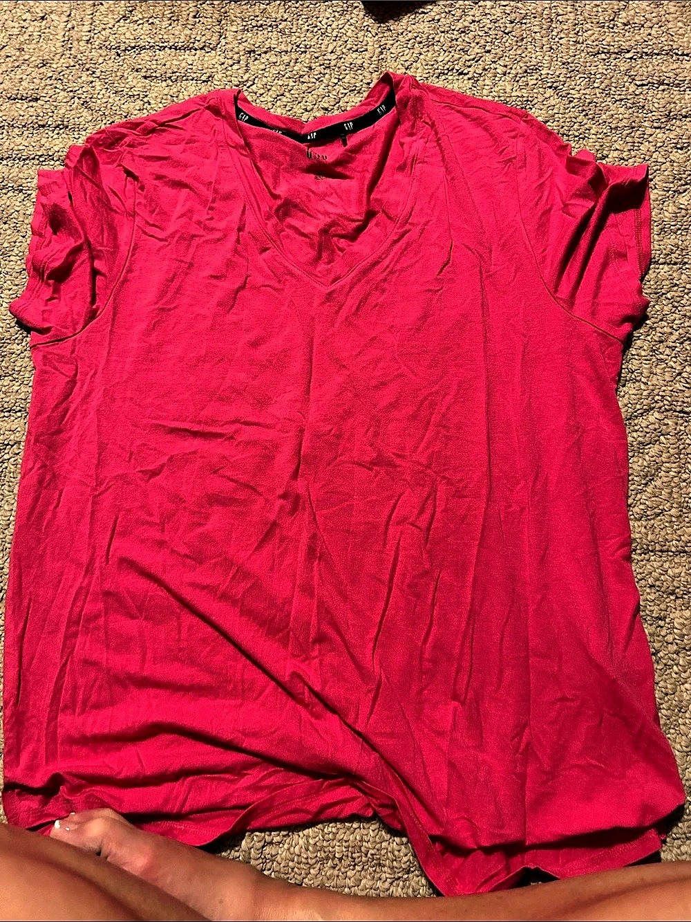 Gap Short Sleeve Top in Pink Size Large Like New